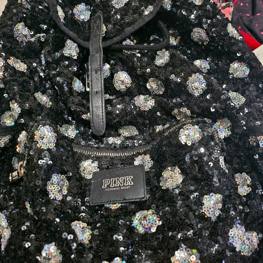 PINK Victoria's Secret Sequin Hoodie